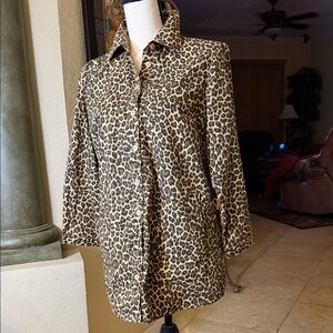 Joan Rivers Animal Print Blouse